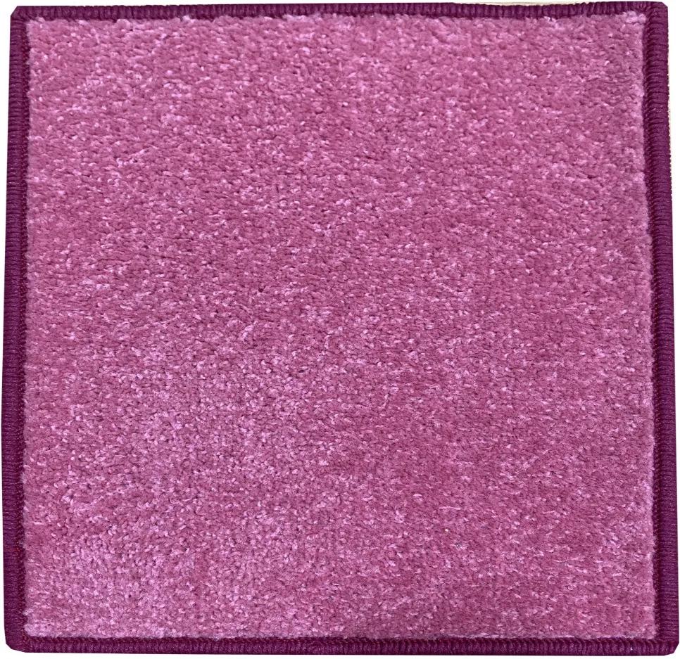 Betap koberce Kusový koberec Eton 2019-11 ružový štvorec - 80x80 cm