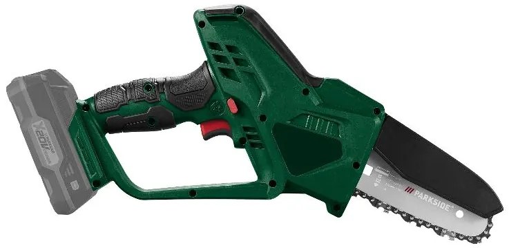 Parkside® Aku reťazová píla Paghs 20-Li C3 + Akumulátor 20 V/4 Ah PAP 20 B3 + Nabíjačka na akumulátor 20 V/4,5 A (800010828)
