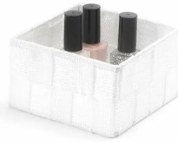 Úložný organizér Compactor TEX 12 x 12 x 7 cm, biela