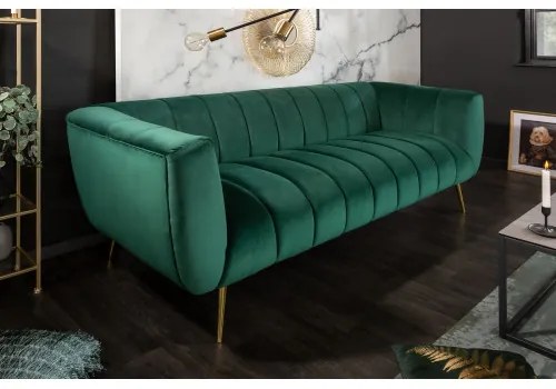 Sedacia súprava 40404 225cm Noblesse Zamat Smaragdovozelená  - Komfort-nábytok