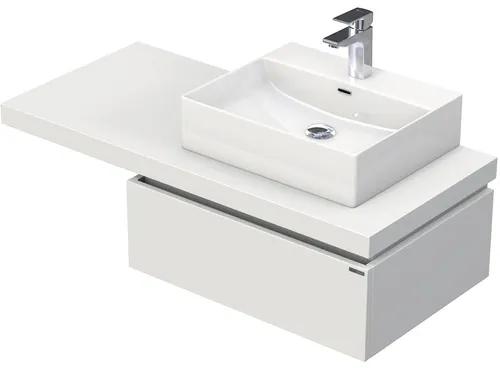 Kúpeľňová skrinka s umývadlom Intedoor DESK 110,5 cm DE 54 110 P STORM 1Z