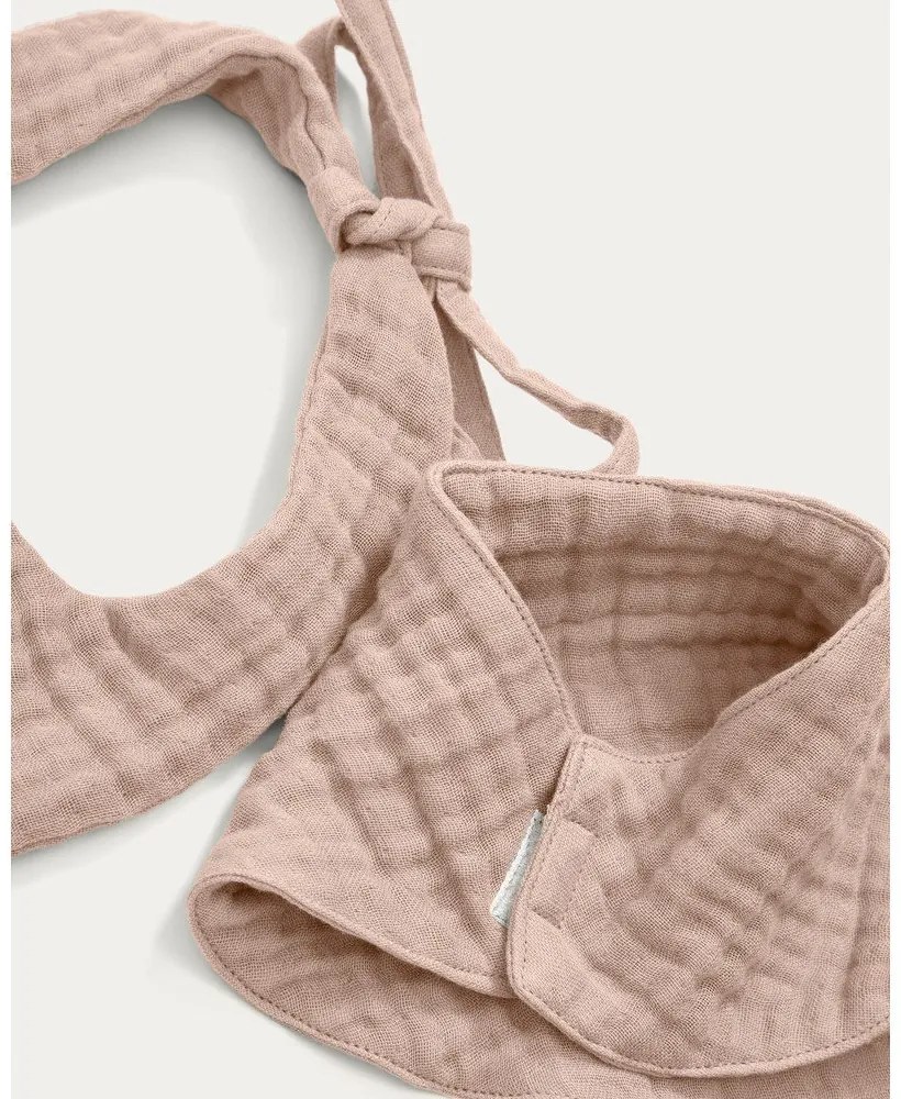 Ružové mušelínové podbradníky v súprave 2 ks Prune – Kave Home