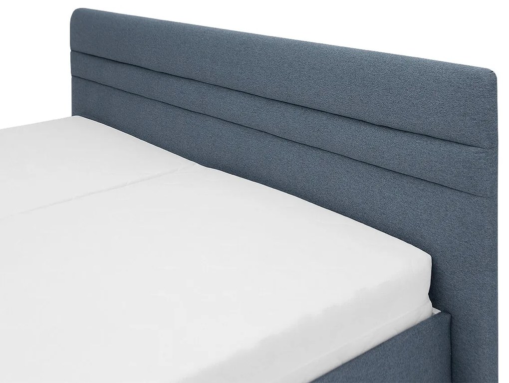 FINES čalúnená posteľ Koska 180x200 modrá