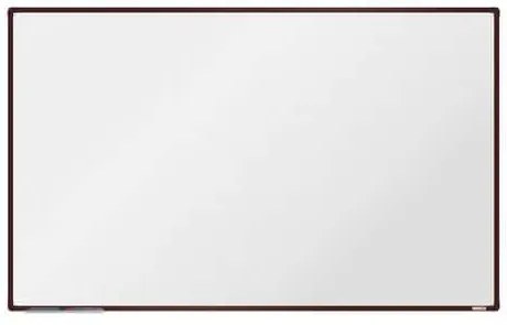 Biela magnetická tabuľa boardOK, 200 x 120 cm, hnedá