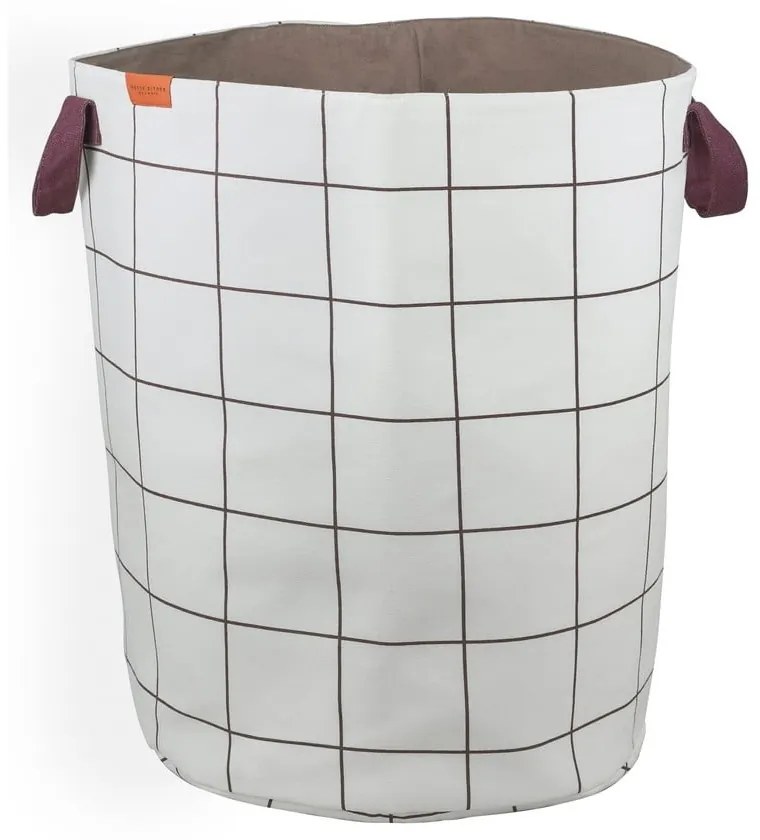 Krémový látkový kôš na bielizeň 5 l Mesh – Mette Ditmer Denmark