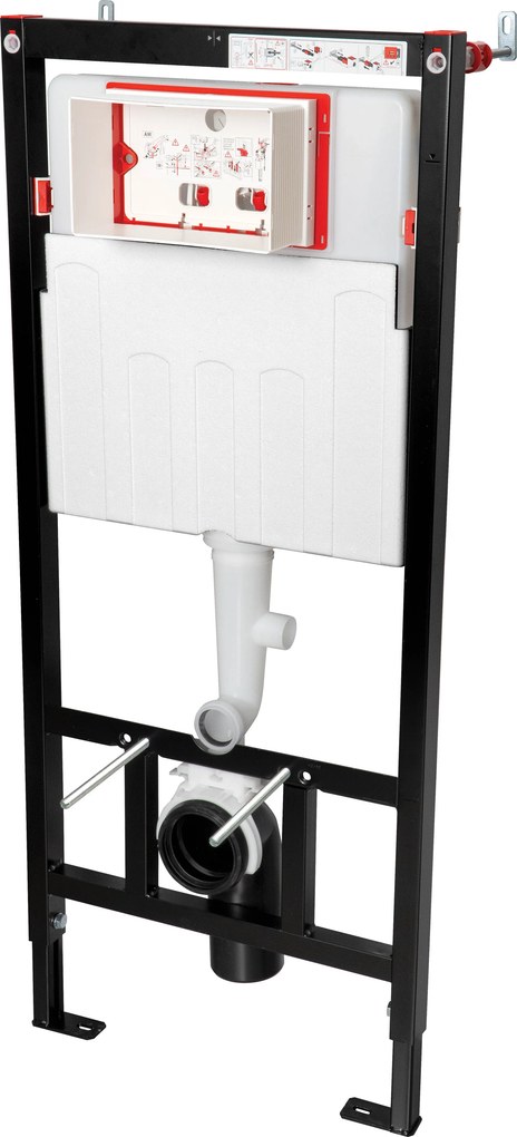 Deante Easy Lock, podomietkový WC modul pre závesné misy s odvodom pachov 510x1120 mm, čierna, CSTKWC01