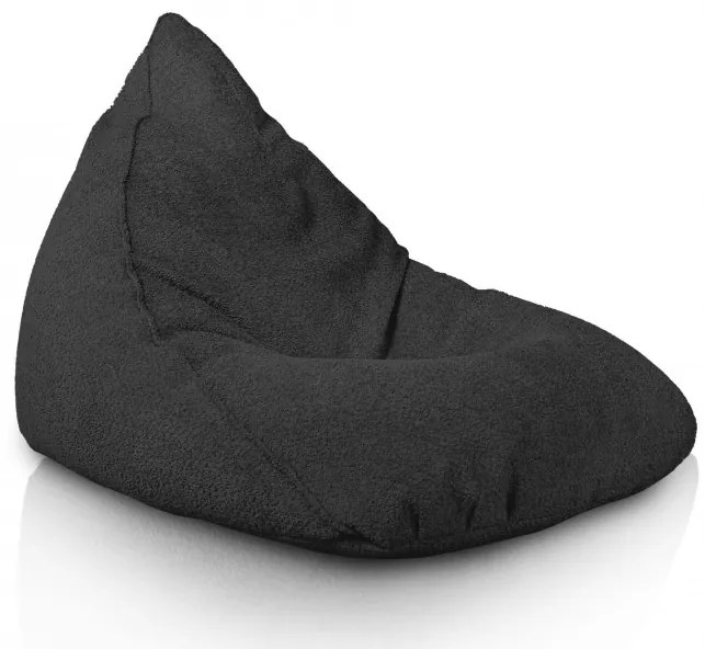 Sedací vak Bermudy čierny bouclé
