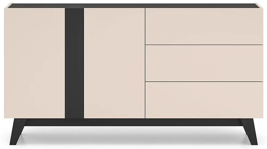 Komoda Freshion 03 Kašmír/Čierna