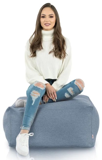 Taburetka Balace melanž modrá