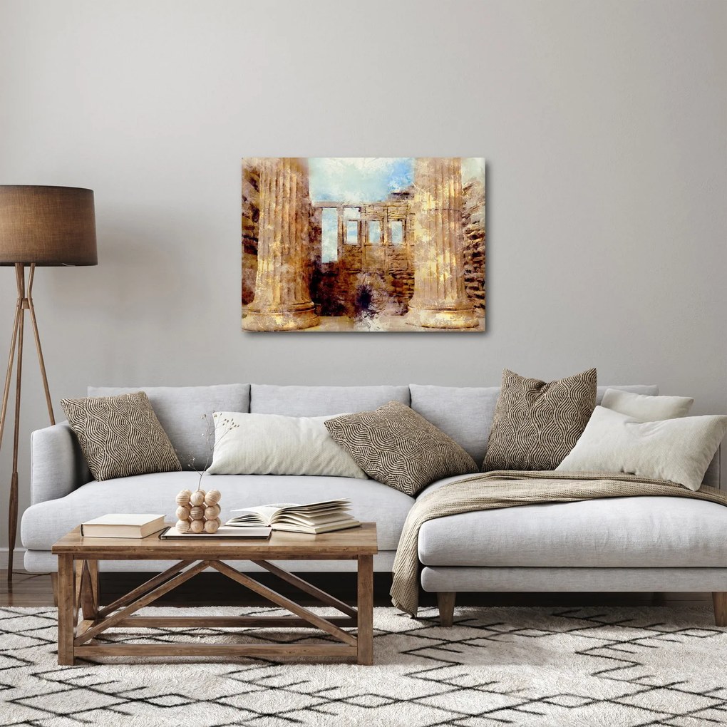 Obraz - Érechthéion, Atény, Grécko (70x50 cm)