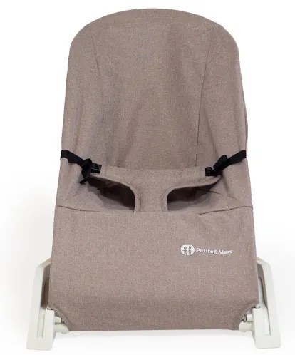 PETITE&amp;MARS - Detské ležadlo CALMY hnedá