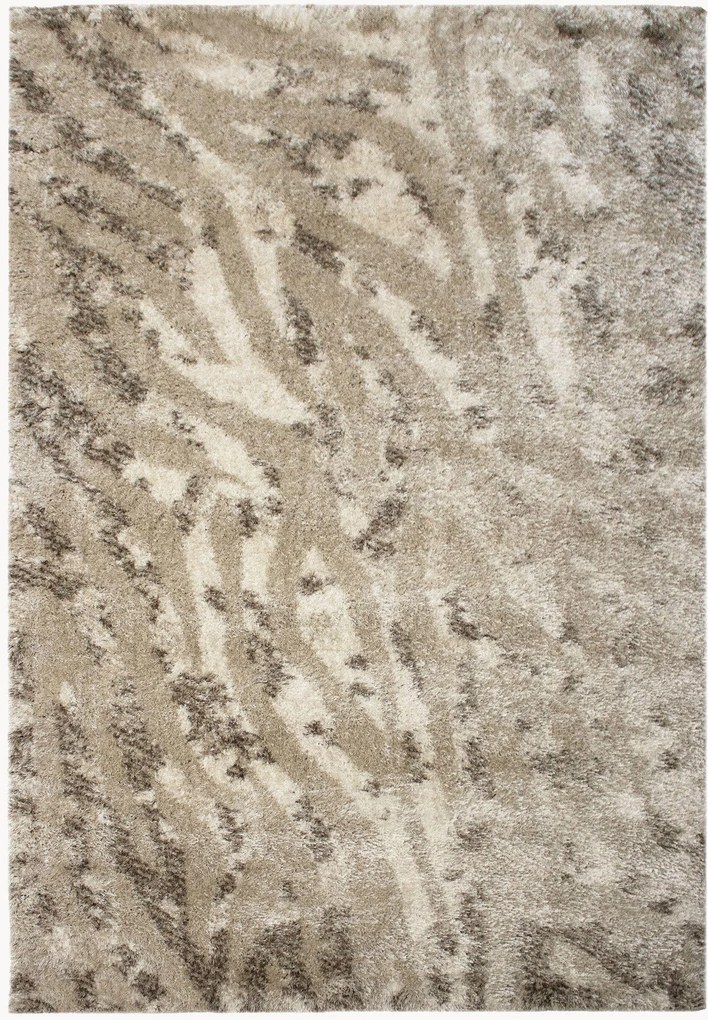 Koberec's vysokým vlasom Leopard Abstract