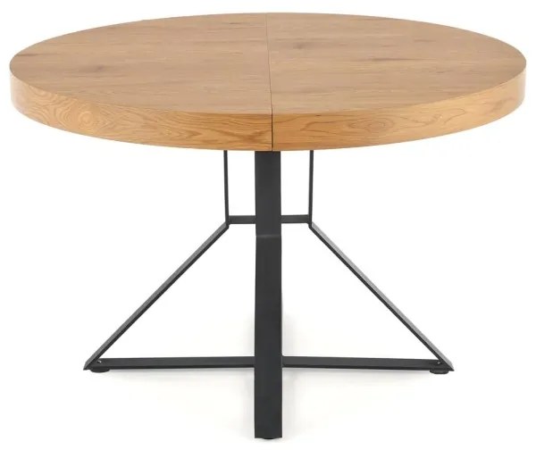 Jídelní rozkládací stůl Mercy 120/160 cm dub craft zlatý