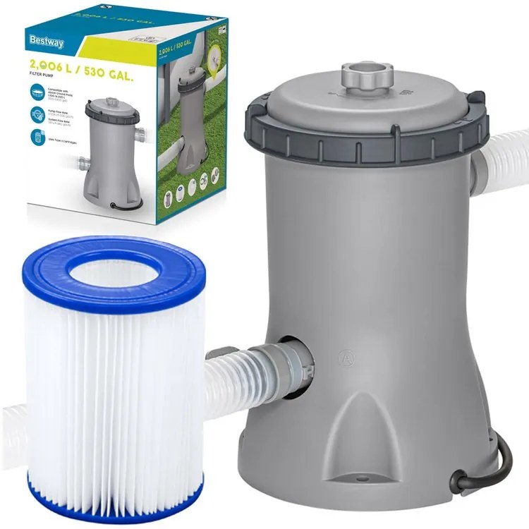 Filtračné bazénové čerpadlo 2006l/h BESTWAY + Výmenný filter II 58383