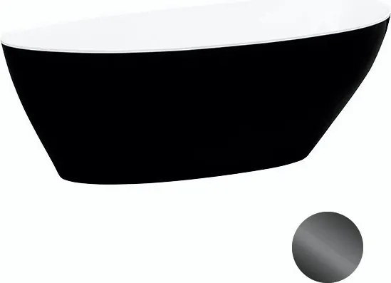 Besco Voľne stojaca vaňa z liateho mramoru Goya BW 140x62 (160x70, 170x72) BESCO-Typ výpuste: Click-Clack štandard, chróm, BESCO-Rozmery: 160x70,5, B…