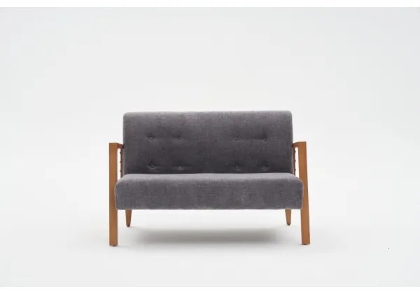 Dvojmiestna pohovka TUMI sivá