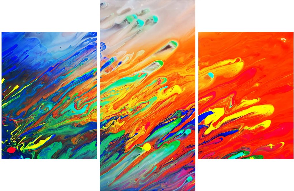 Obraz - Farebná abstrakcia (90x60 cm)