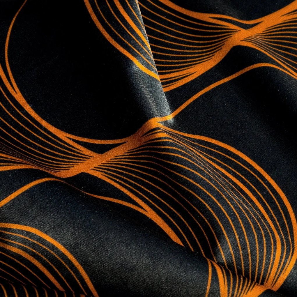 ZATEMŇOVACÍ ZÁVES NA KRÚŽKOCH POLA 140X250 CM VZOROVANÁ