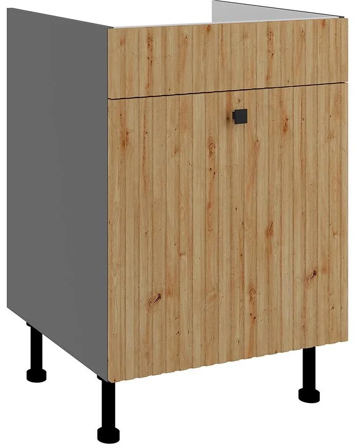 Kuchynská skrinka Ava artisan/antracyt 60ZL 1S BB