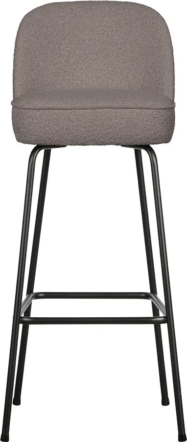 BePureHome Vogue bouclé barová a pultová stolička - Sivá, Barová