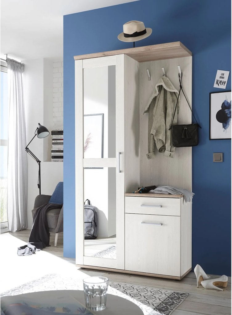 Sconto Predsieňová skriňa ROMANCE smrekovec sibiu / dub sanremo svetlá