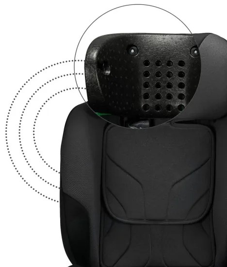 KINDERKRAFT SELECT - Autosedačka I-FIX (40-150 cm) Grafitová čierna