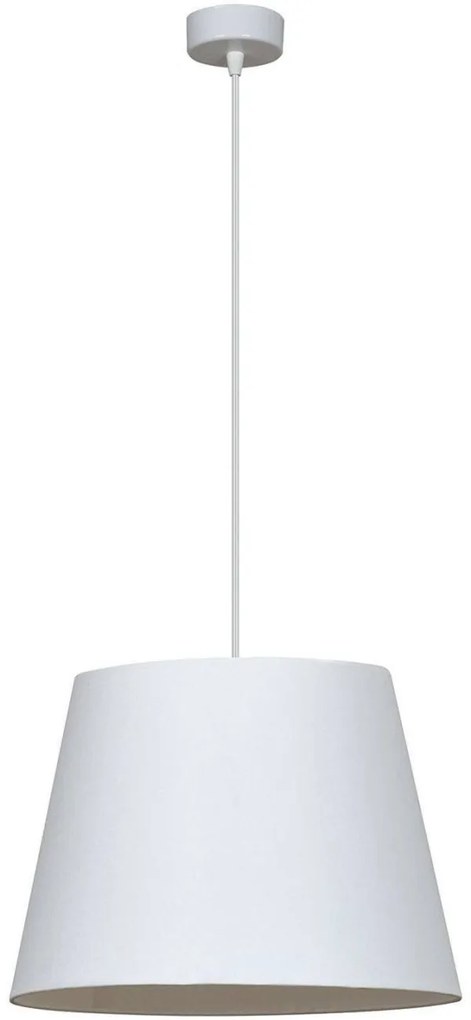 Závesné svietidlo Milano, 1x textilné tienidlo (výber zo 6 farieb), (výber zo 4 farieb konštrukcie), c