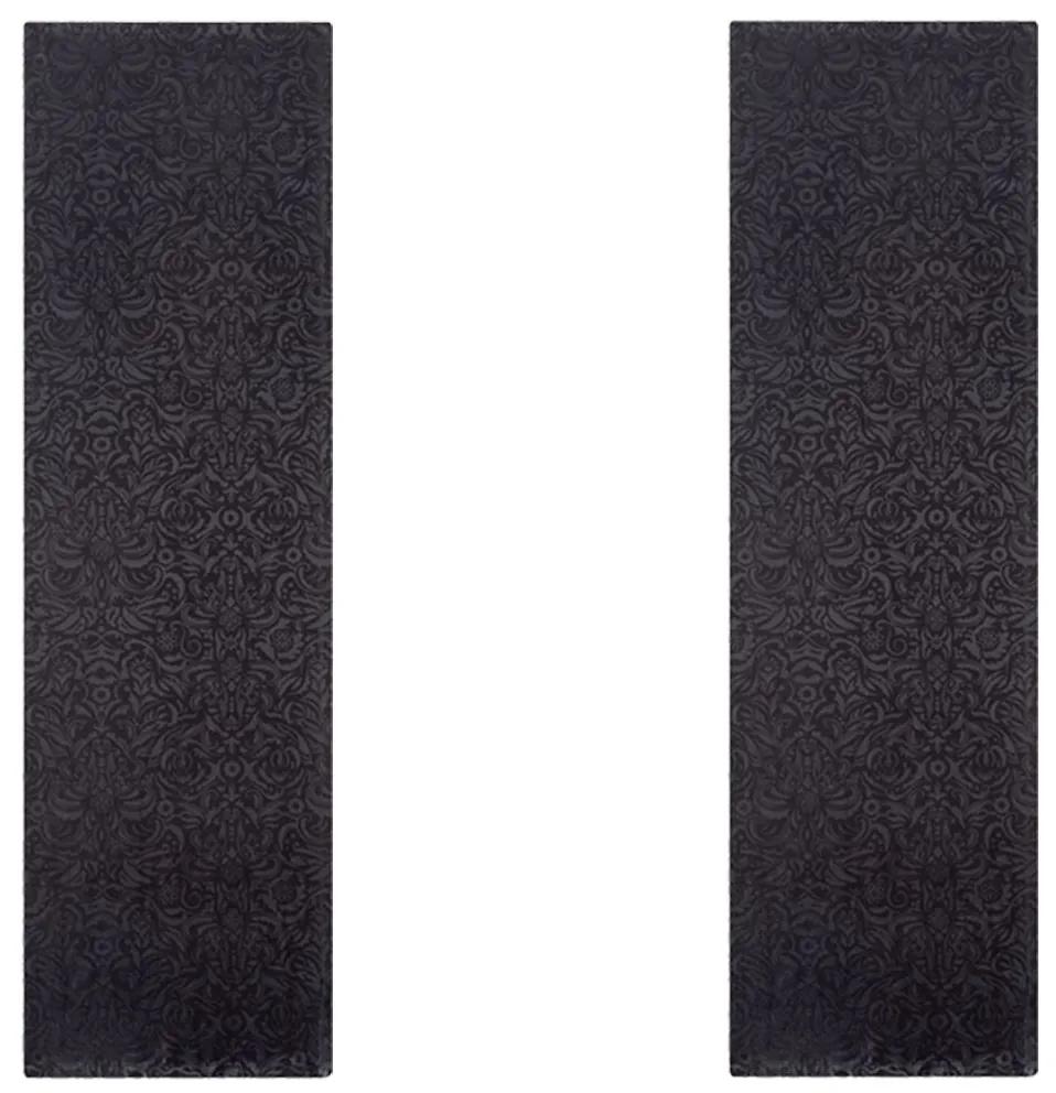 MERADISO® Obrus, 130 x 170 cm / Súprava stolových behúňov, 45 x 150 cm, 2 kusy (behúň, tmavošedá), šedá (100309068)