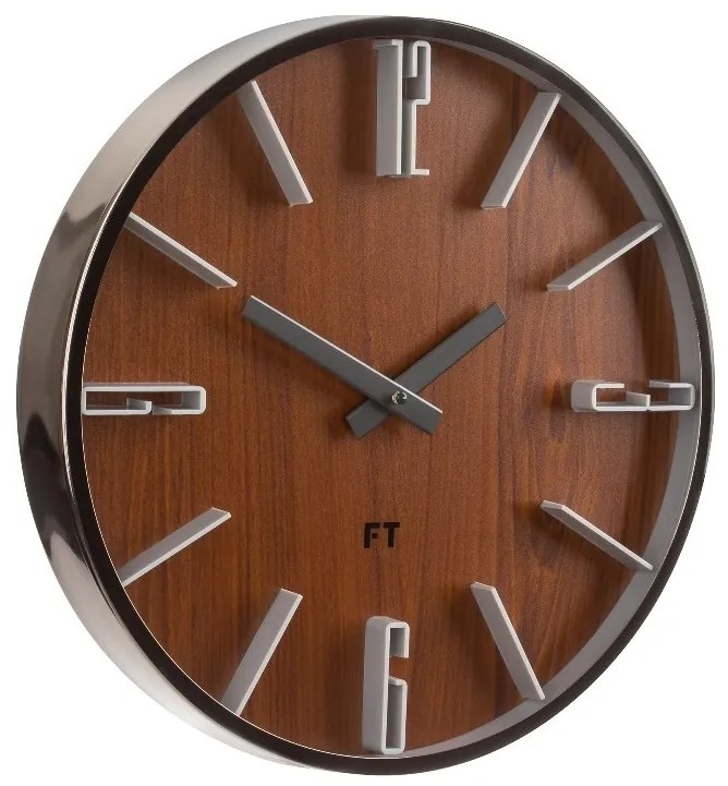 Dizajnové nástenné hodiny Future Time FT6010TT Numbers 30cm
