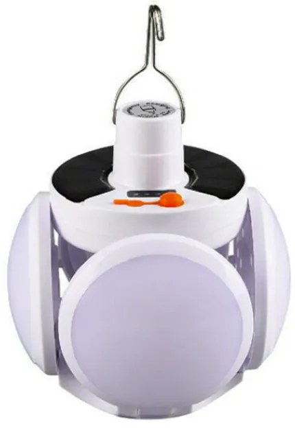 Wellhox Prenosné solárne svietidlo 800 lúmenov