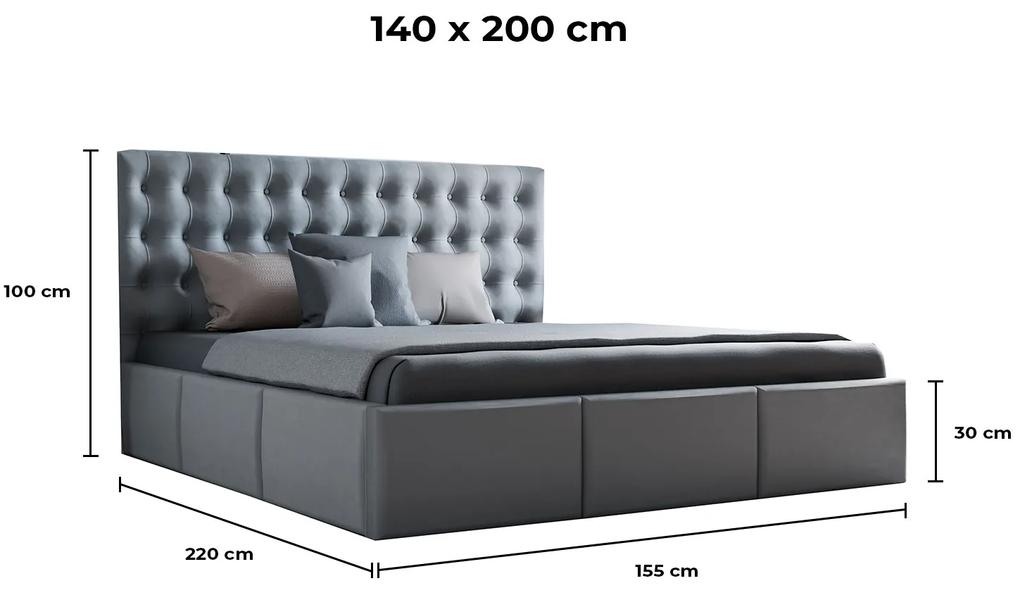 PROXIMA.store - Moderná čalúnená posteľ AURORA ROZMER: 120 x 200 cm