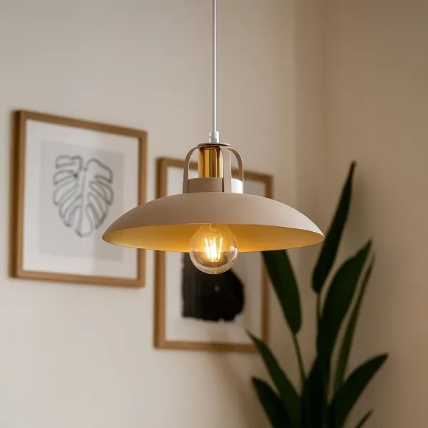 Brilagi - LED Luster na lanku FLAMENGO 1xE27/60W/230V béžová