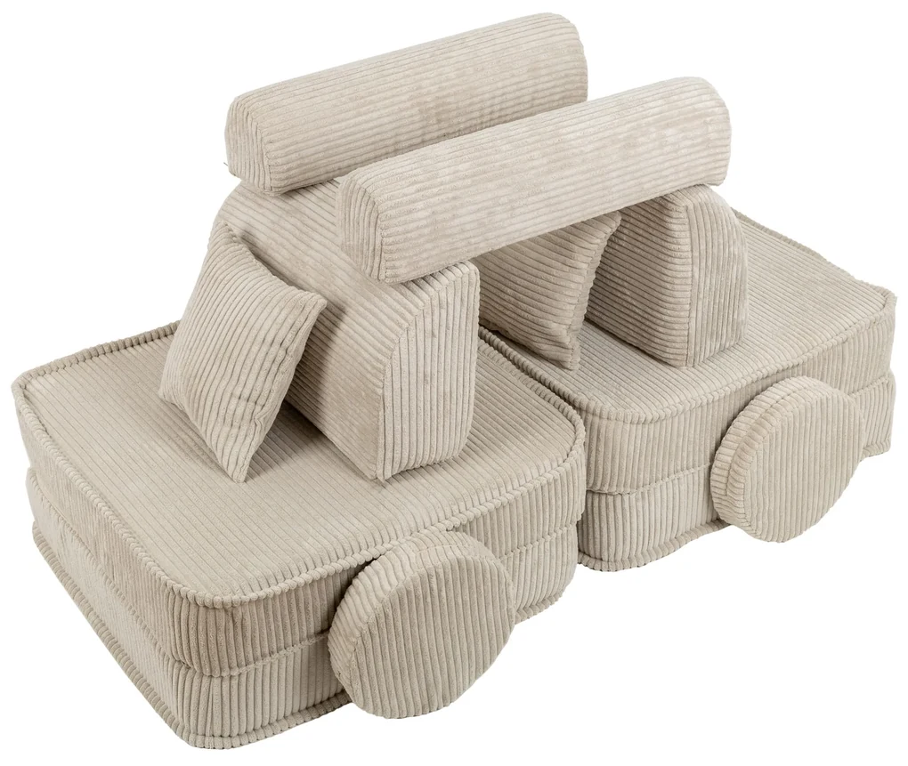 MeowBaby® variabilná pohovka Plus, Aesthetic Ecru