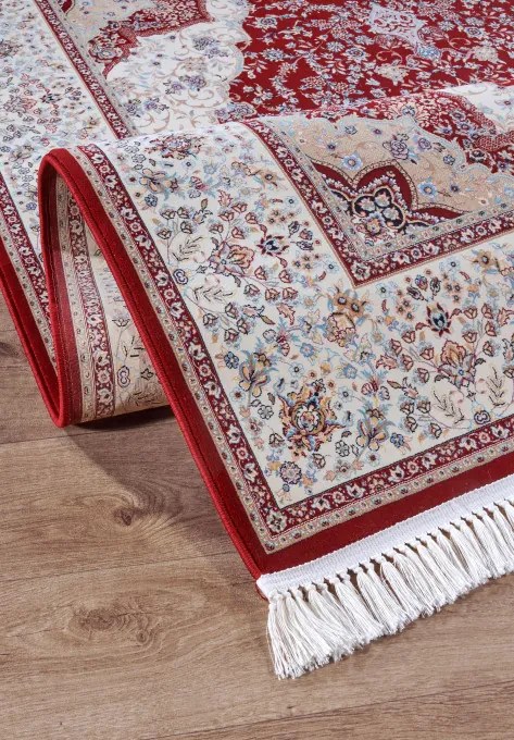 Koberec Villeroy & Boch Kollektion 1870 Etienne červený / krémový