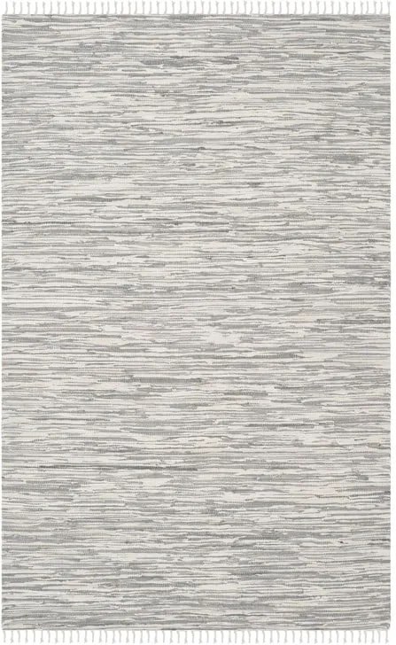 Bavlnený koberec v striebornej farbe Safavieh Cabrera, 121 × 182 cm