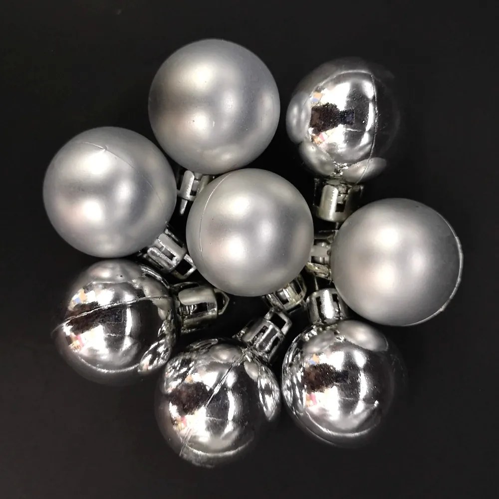 AMADEA Náhradné gule strieborné 8 ks