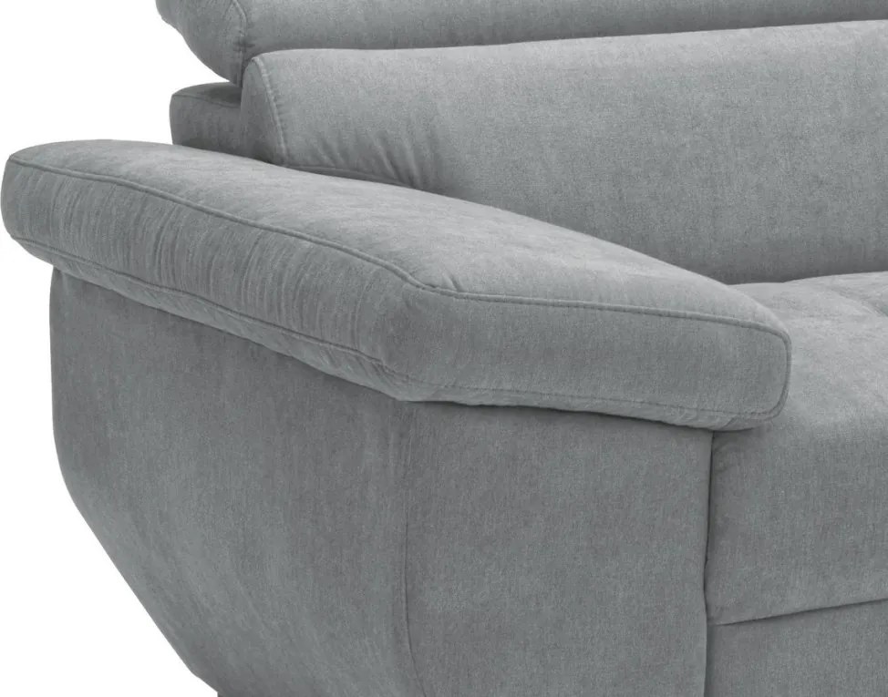 Dvojsedák Speedway, svetlo šedá látka