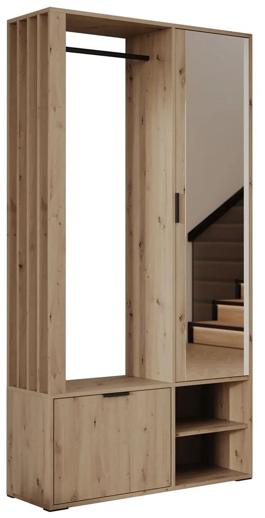 Predsieňová stena MIO 100 cm dub artisan