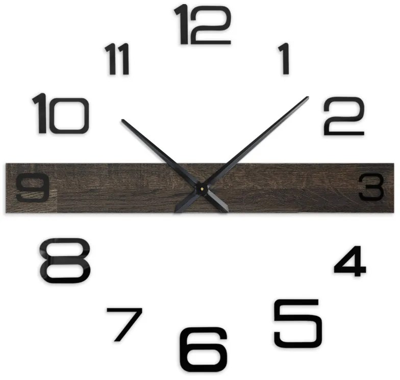 Minimalistické elegantné hodiny dubové drevo I SENTOP MAS023-3169