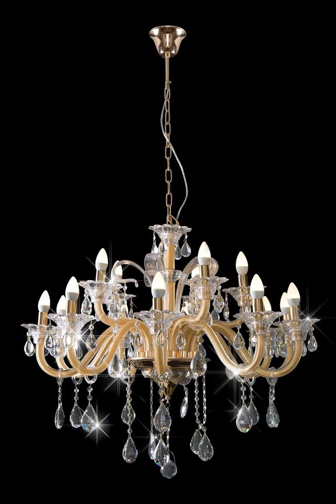 Luster Glitter (2) (fi) 95x70-134 cm zlatá