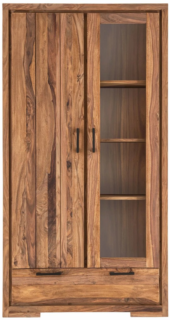 Prírodná Vitrína SANAM 105 × 45 × 200 cm 105 × 45 × 200 cm SIT MÖBEL