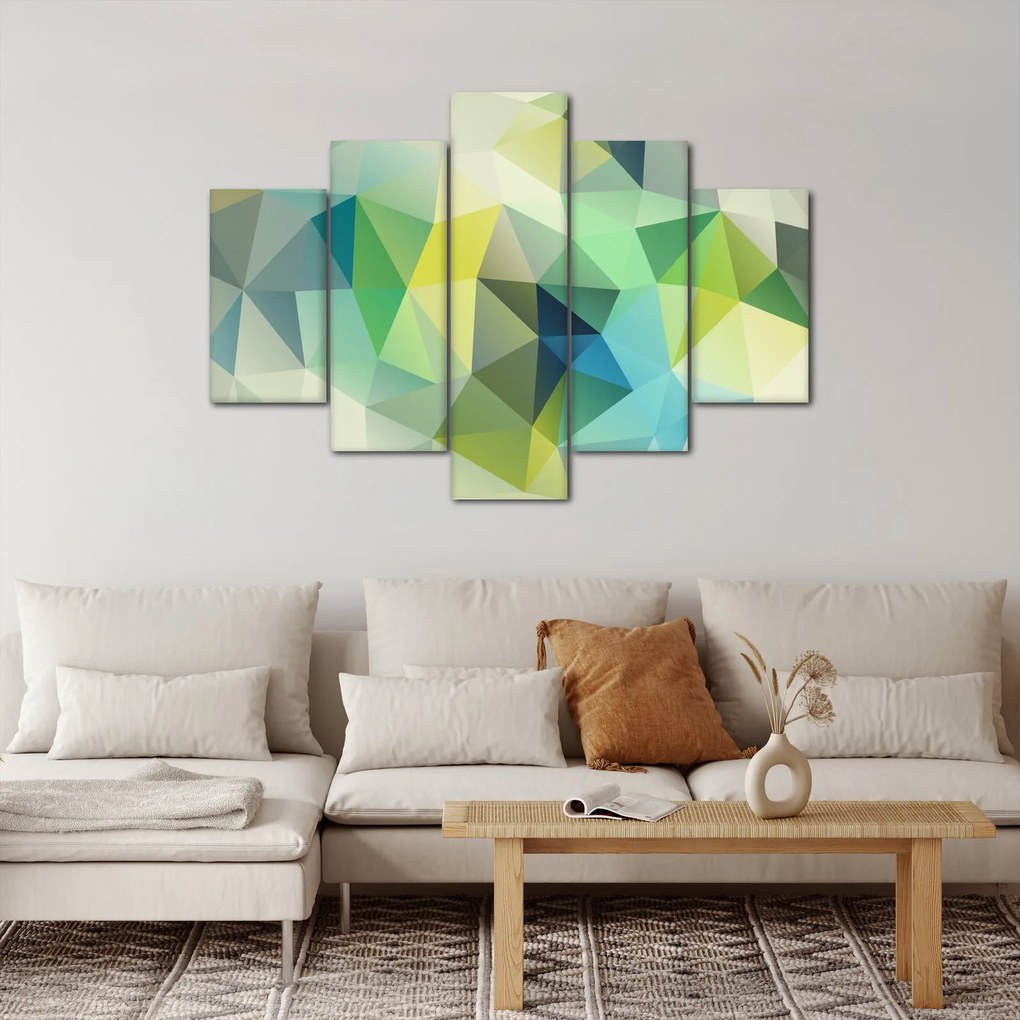 Obraz geometrické abstrakcie (150x105 cm)