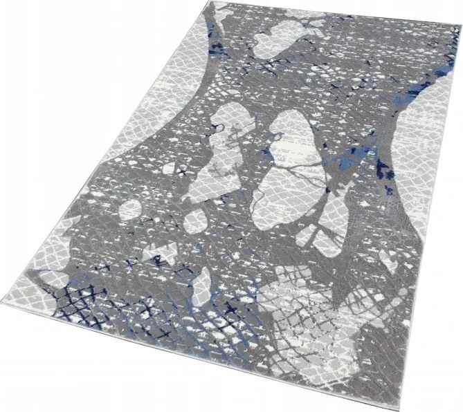 DC Koberec Texas 067 modrá sivá Rozmer: 140×190 cm