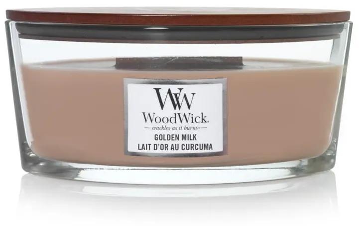 WoodWick Vonná sviečka WoodWick - Golden Milk 454 g