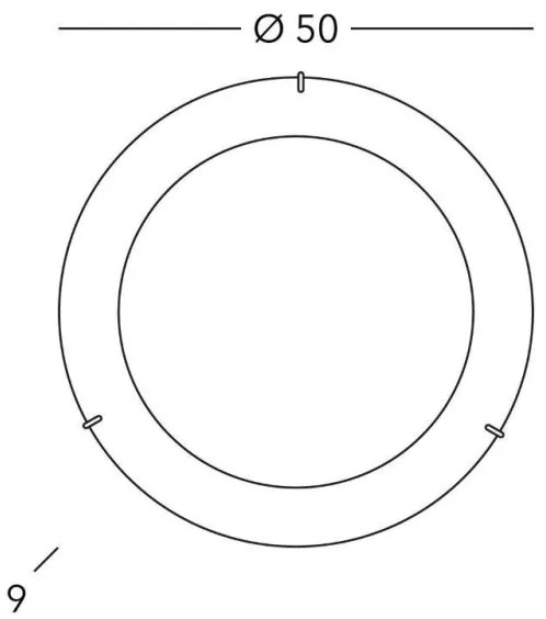 Kolarz A1306.13.4 - Stropné svietidlo MOON 3xE27/60W/230V