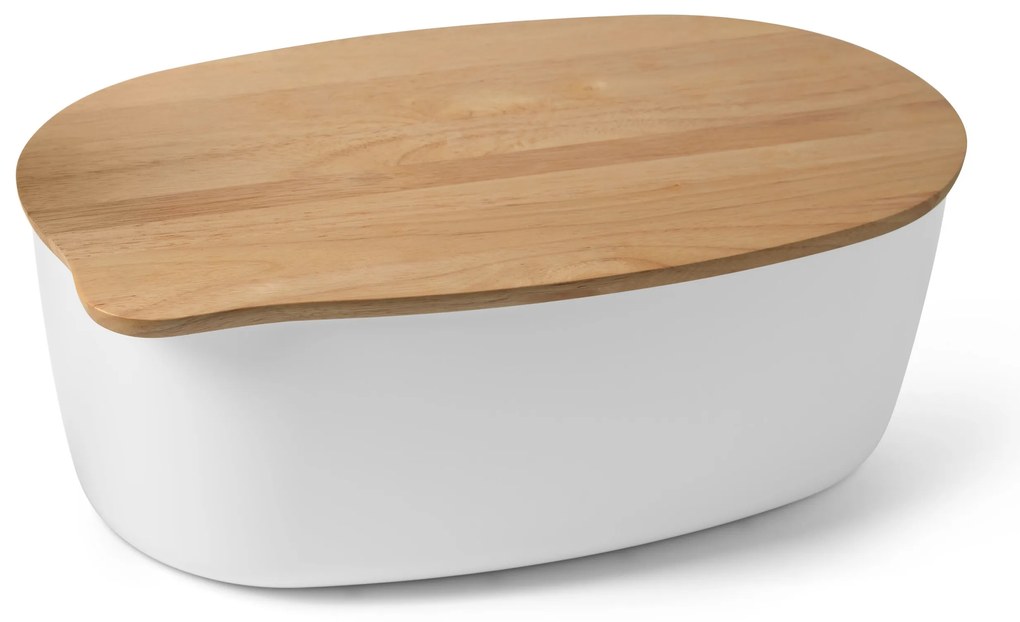 Chlebovnica s doskou na krájanie