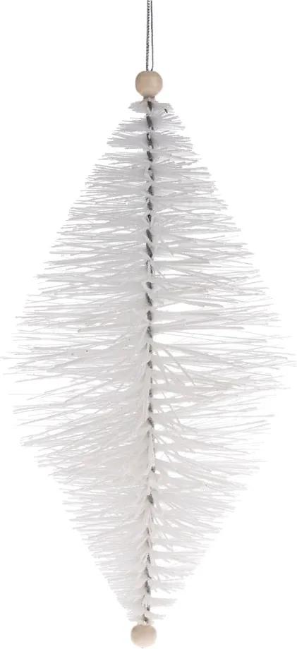 Biela závesná ozdoba Dakls, dĺžka 24 cm