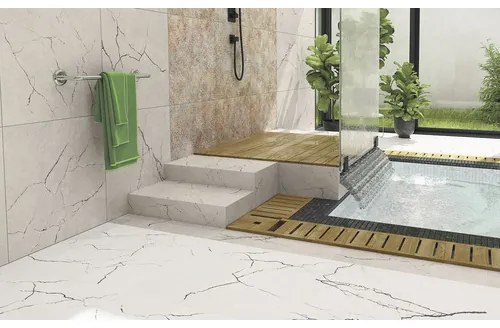 Dlažba imitácia mramoru Marbella blanco 60x60x1 cm