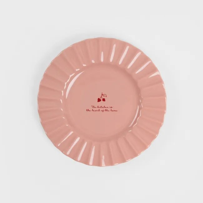 Dezertný tanier CHERISH LOVE ružový 723438