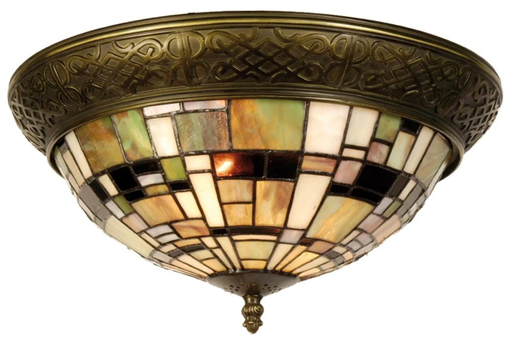 Vitráž stropné svietidlo JASPER Ø38